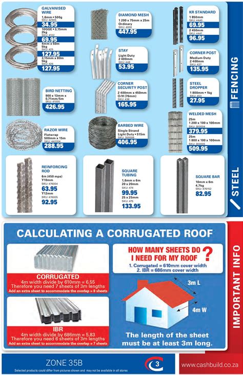 metal mart pricing list